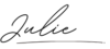 Julie signature