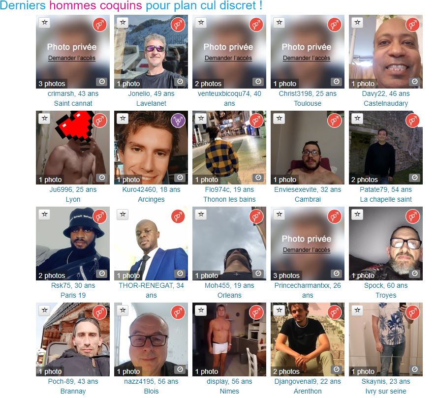 membres gare aux coquines